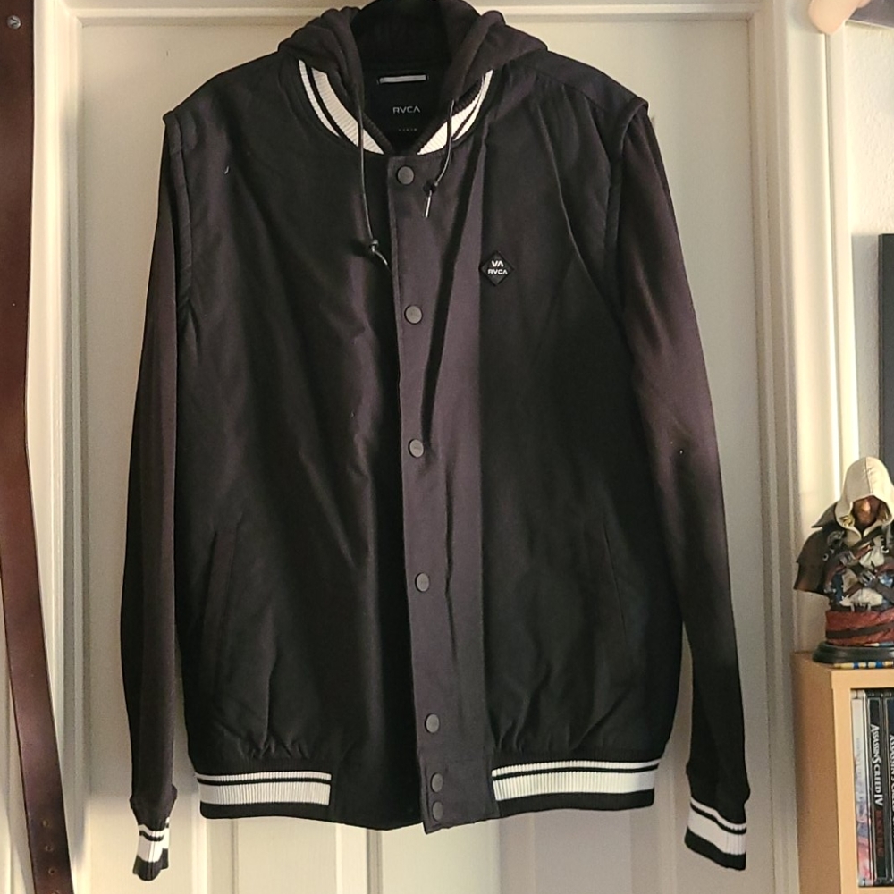 RVCA puffer vest Varsity Jacket